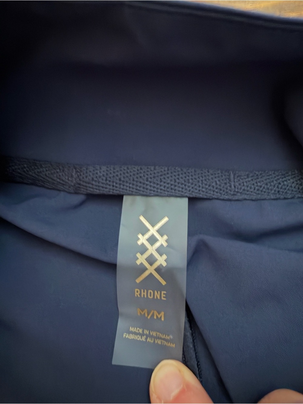 Women’s Rhone Mirage Navy Long Sleeve Pullover UPF 50+ NWT Size M - Picture 6 of 8